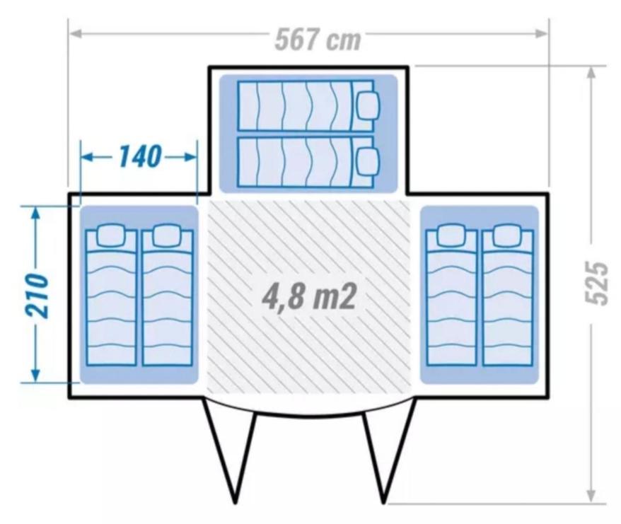 Tente 3 Chambres, Petit Camping Familial Vue Mer Plestin-les-Grèves Kültér fotó